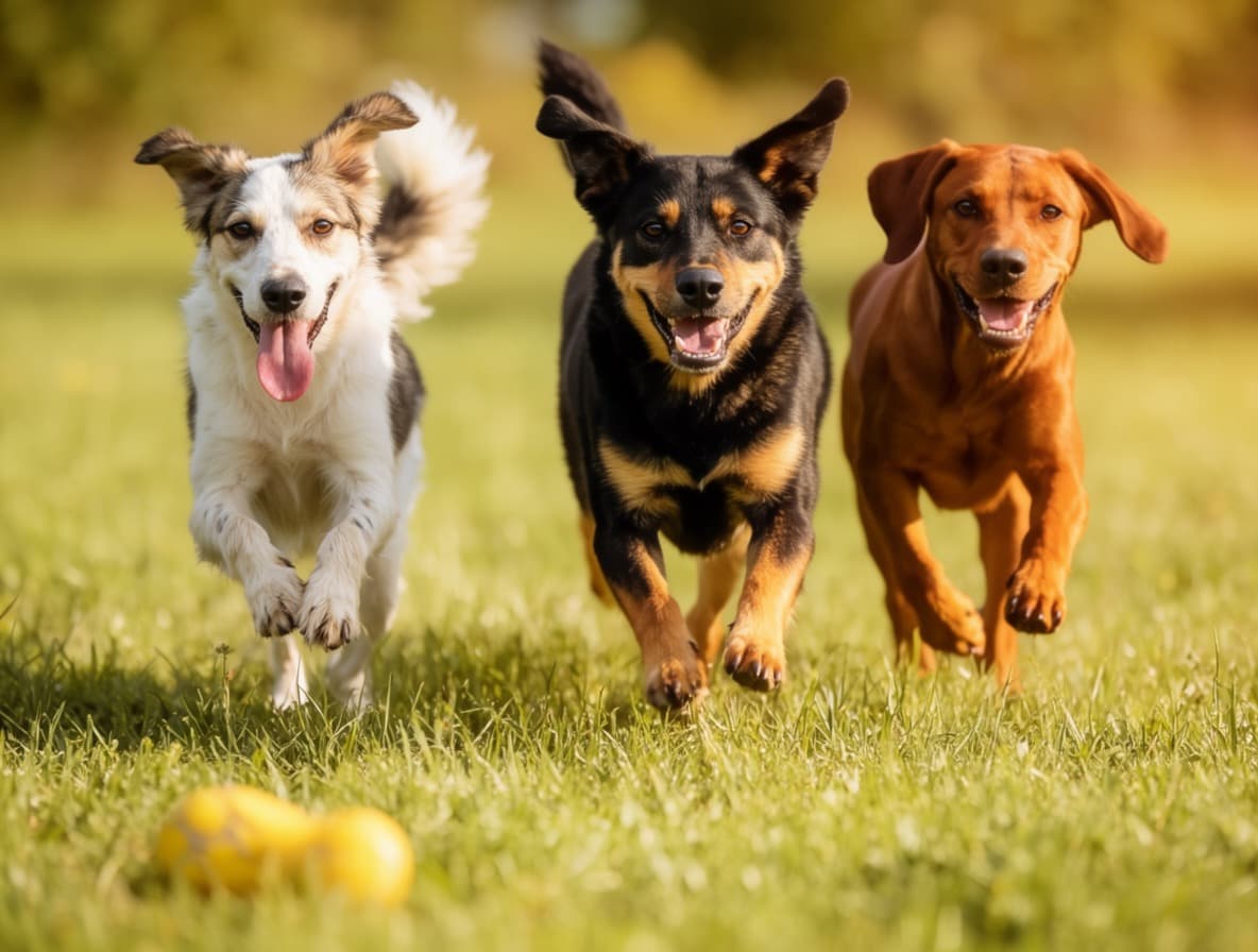 Hund in Bewegung