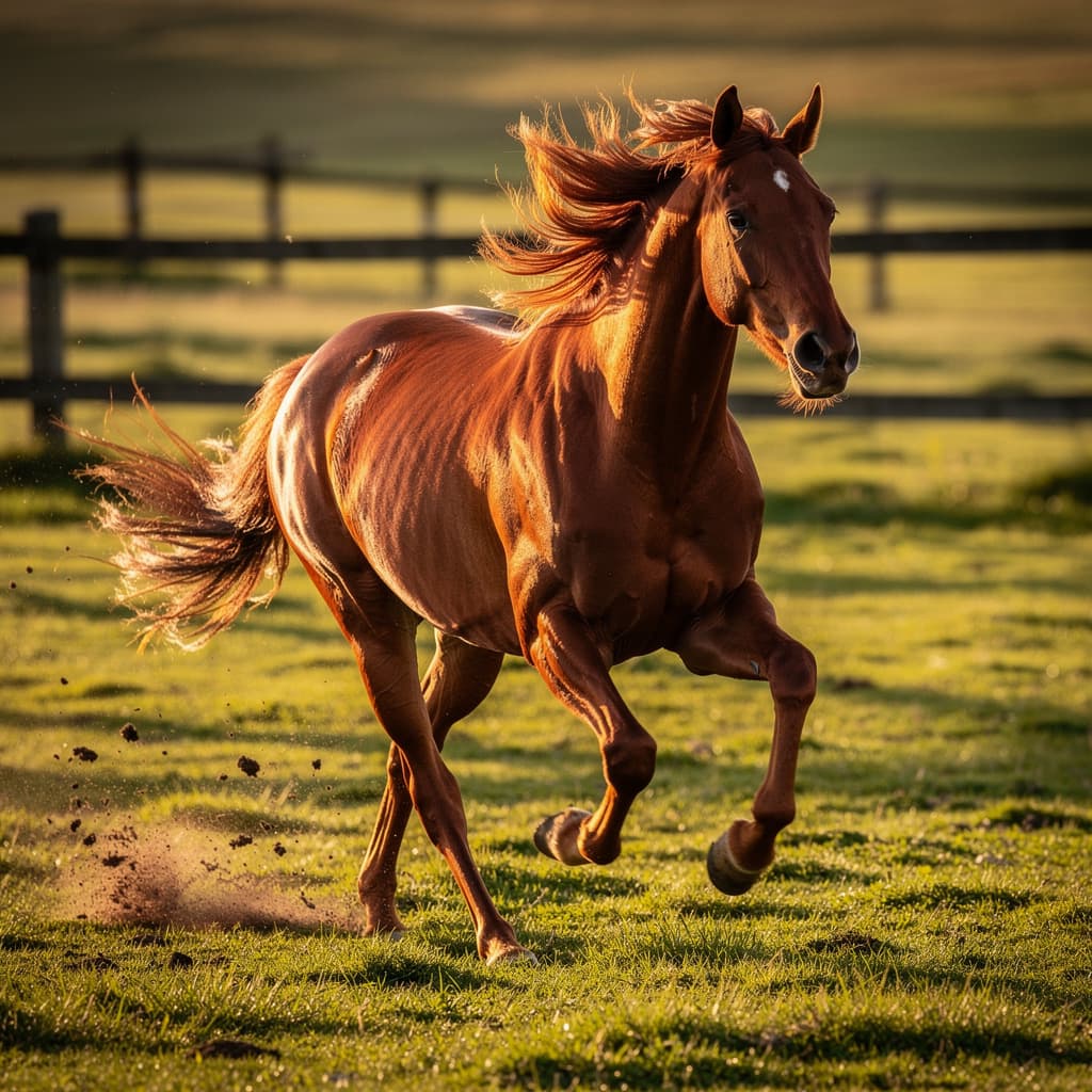 Pferd auf der Weide